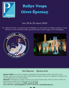 Givet-Épernay 2020 Rallye Gourmand 